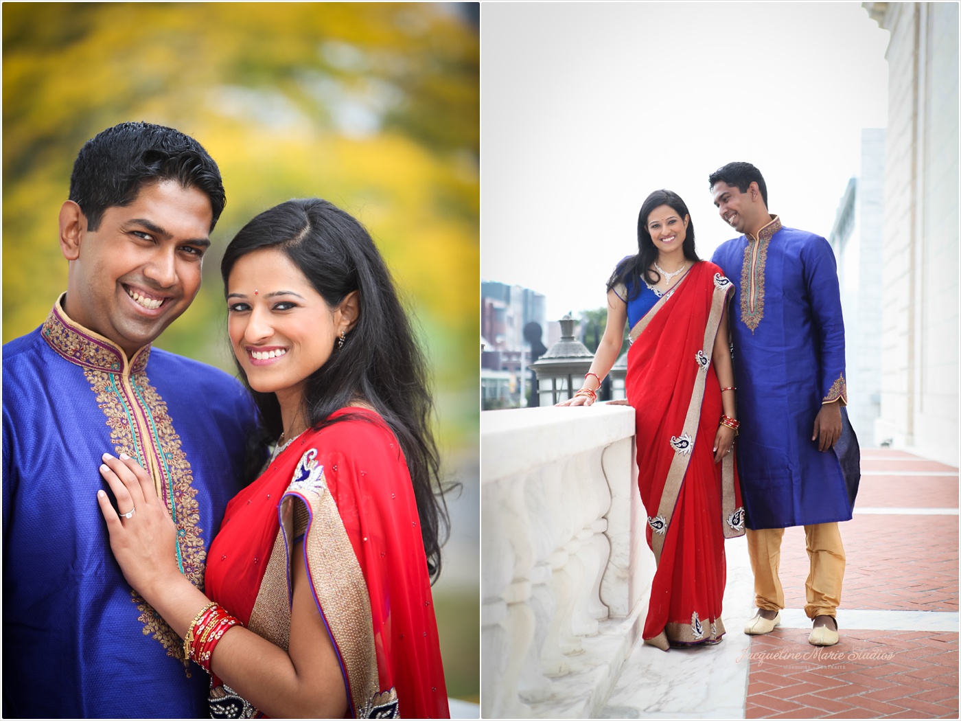 DIA Detroit Riverwalk Engagement Session Detroit Wedding Photographer Hindu