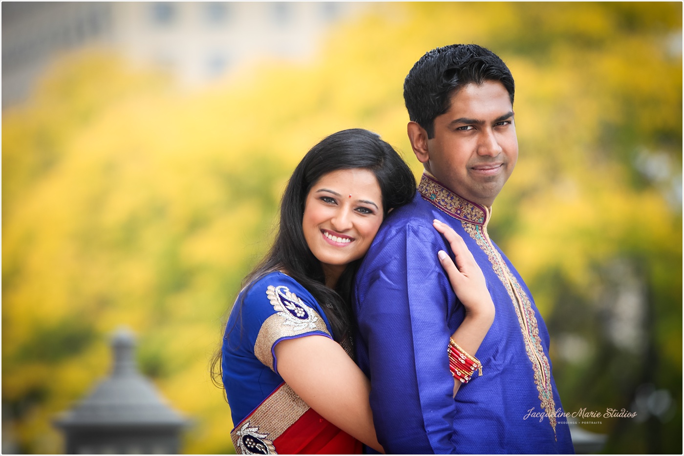 DIA Detroit Riverwalk Engagement Session Detroit Wedding Photographer Hindu