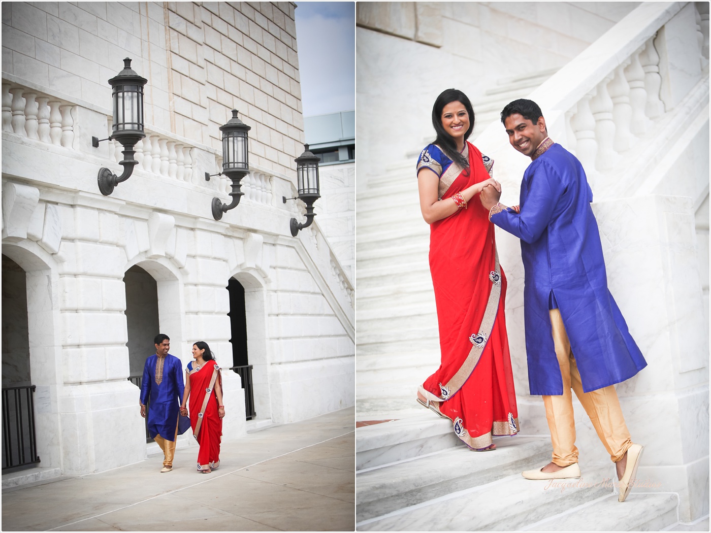 DIA Detroit Riverwalk Engagement Session Detroit Wedding Photographer Hindu